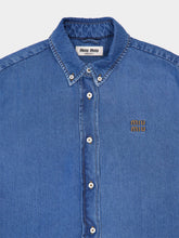 Miu Miu Navy Denim Shirt
