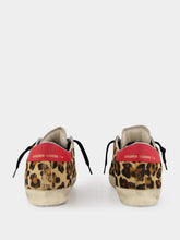 Golden Goose Leopard Horsy Star Leather Sneakers