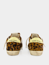 Golden Goose Leopard and Yellow Super-Star Sneakers