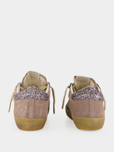Golden Goose Lavender Grey and Dark Grey Super-Star Sneakers