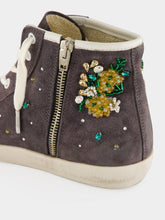 Golden Goose Dark Grey Francy Suede High-Top Sneakers
