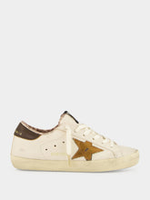 Golden Goose Buttercream Super-Star Leather Sneakers