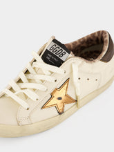 Golden Goose Buttercream Super-Star Leather Sneakers