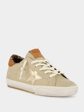 Golden Goose Beige Super-Star Nappa Leather Sneakers