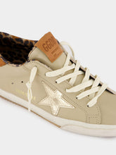 Golden Goose Beige Super-Star Nappa Leather Sneakers
