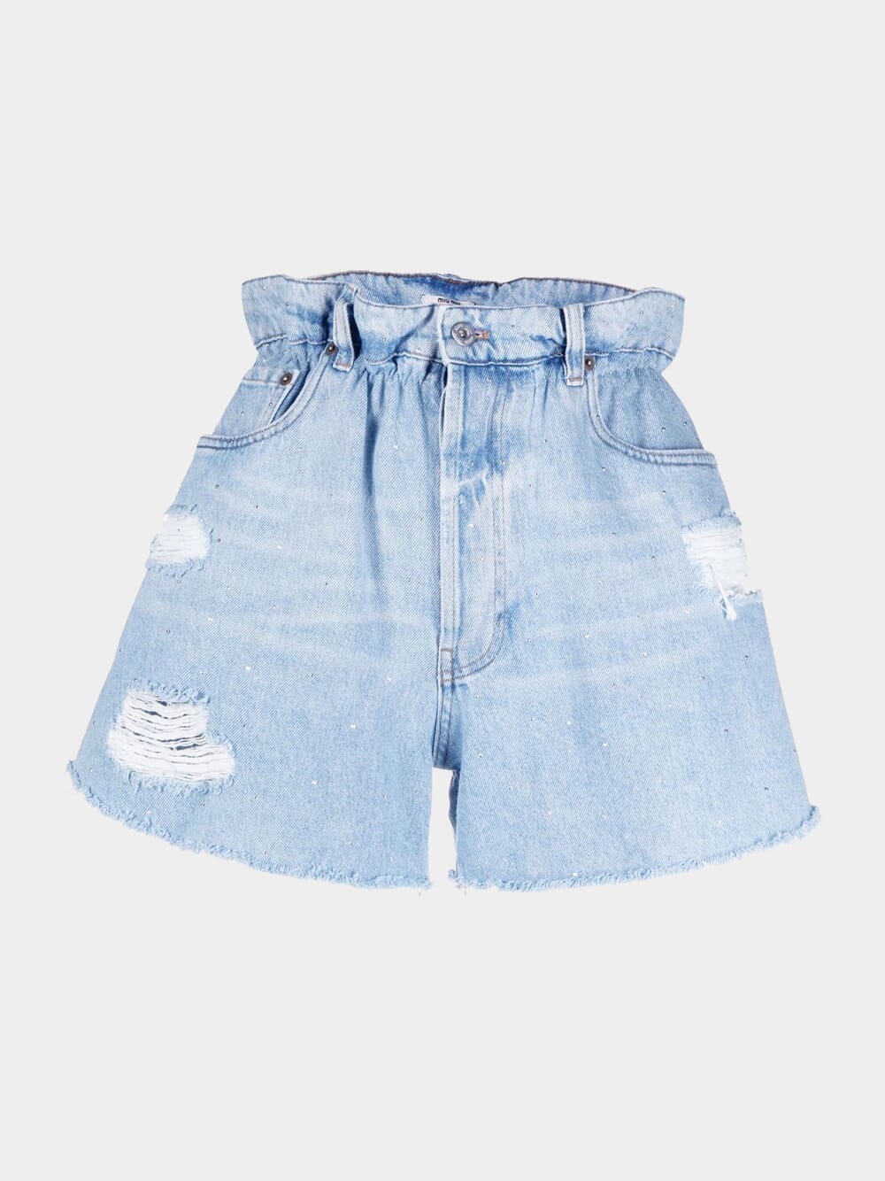 Denim High Waisted Shorts