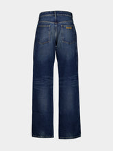 Miu Miu Navy High-Rise Loose Denim Jeans