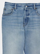 Miu Miu Sapphire Blue Washed Denim Jeans