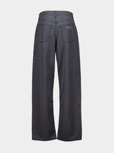 Miu Miu Black Chambray Wide-Leg Jeans
