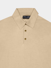 Dolce & Gabbana Short-Sleeve Silk Polo Shirt