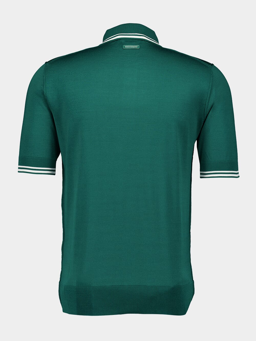 Green Silk Polo Shirt