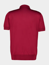 Dolce & Gabbana Bordeaux Silk Polo Shirt