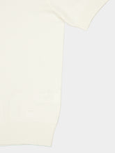 Dolce & Gabbana Natural White Silk Polo Shirt