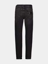 Dolce & Gabbana Black Slim-Fit Stretch Cotton Jeans