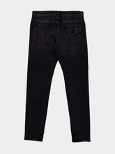 Dolce & Gabbana Black Slim-Fit Stretch Cotton Jeans