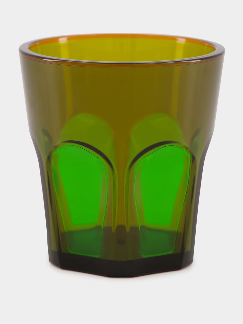 Bicolor Acrylic Water Glass