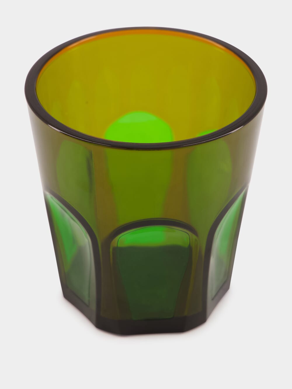 Bicolor Acrylic Water Glass