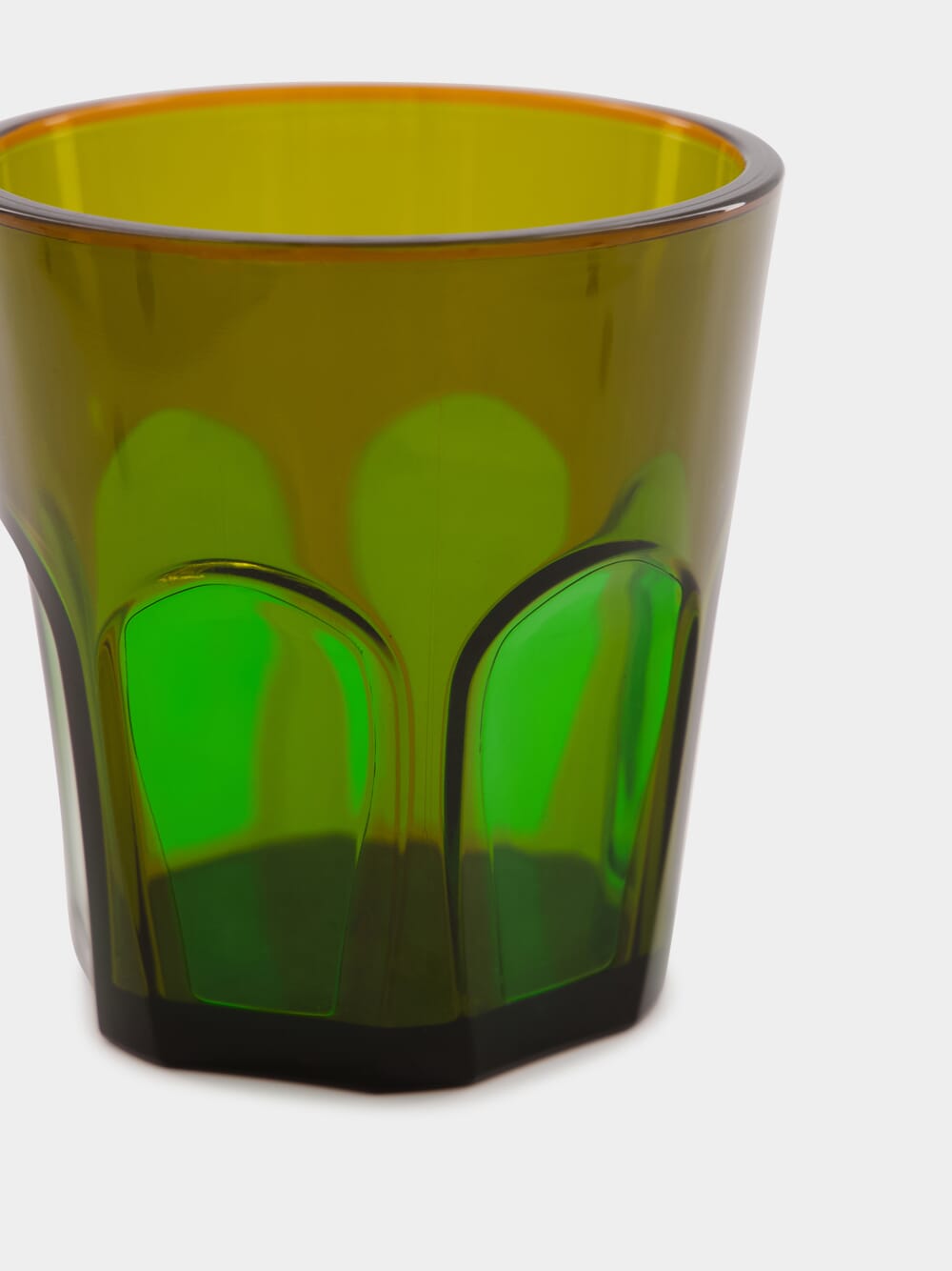 Bicolor Acrylic Water Glass