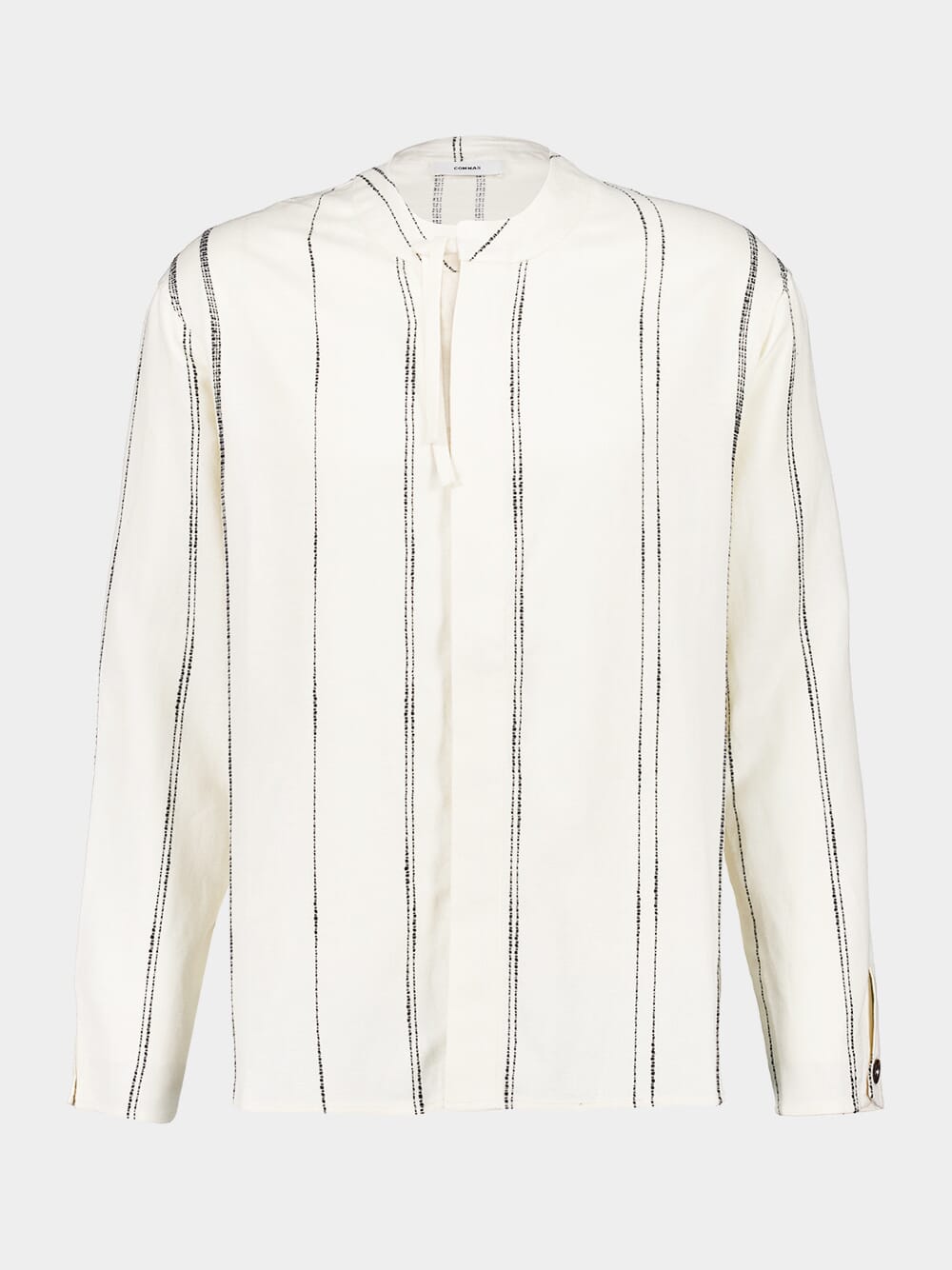 Cream Woven Stripe Shirt