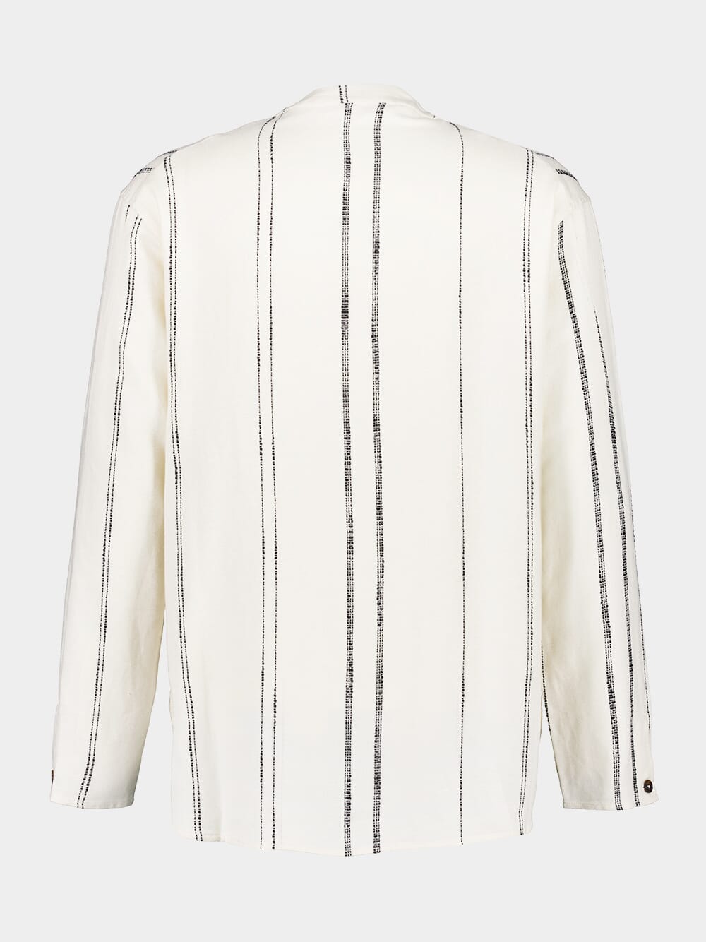 Cream Woven Stripe Shirt