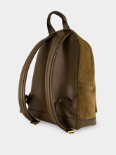 Tom Ford Buckley Suede Backpack in Walnut Brown