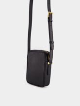Tom Ford Black Grain Leather Small Messenger Bag