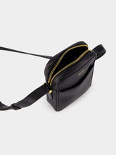 Tom Ford Black Grain Leather Small Messenger Bag