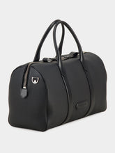 Tom Ford Black Grain Leather Duffle Messenger Bag