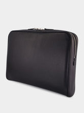 Tom Ford Black Grain Leather Minimal Laptop Pouch