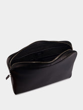 Tom Ford Black Grain Leather Minimal Laptop Pouch