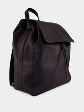 Tom Ford Black Grain Leather Flap Backpack