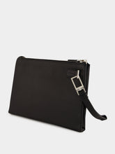 Tom Ford Black Textured Leather Clutch Bag