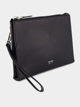 Tom Ford Black Grain Leather Minimal Slim Pouch