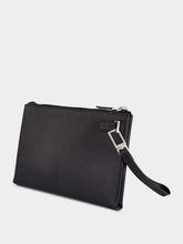 Tom Ford Black Grain Leather Minimal Slim Pouch