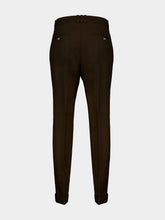 Balmain Tailored Twill Wool Trousers