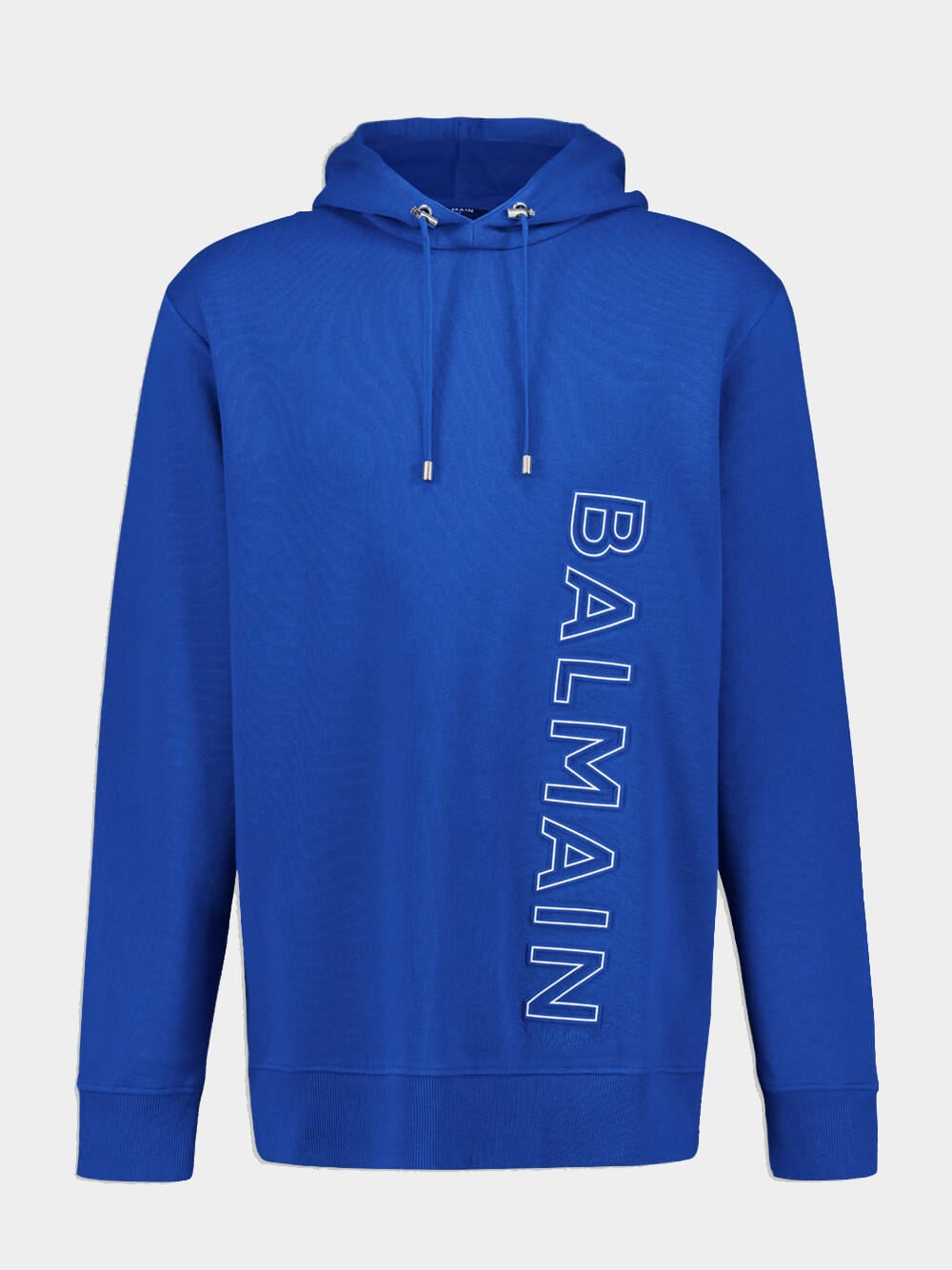 Embossed-Logo Drawstring Hoodie