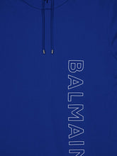 Balmain Embossed-Logo Drawstring Hoodie