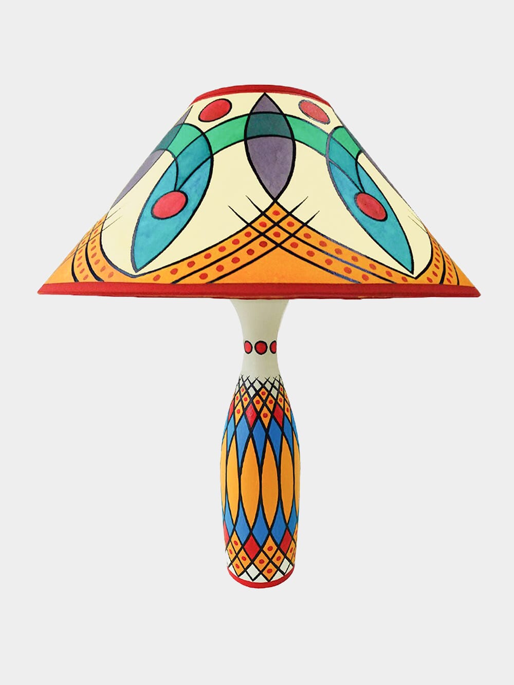 Harlequin lampshade