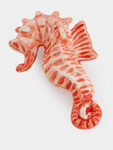 Les Ottomans Ceramic Red Seahorse