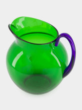 Mario Luca Giusti Green and Blue Pitcher Pallina