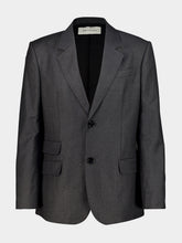 Ami Paris Anthracite Grey Wool Blazer