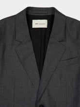 Ami Paris Anthracite Grey Wool Blazer