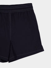 Ami Paris Black Technical Beach Shorts