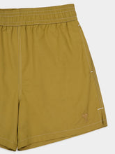 Ami Paris Havana Yellow Technical Beach Shorts