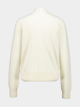Balmain White Eco-Cashmere Cardigan