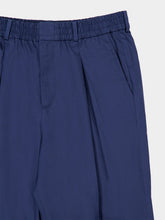Balmain Blue Regular Fit Cotton Trousers