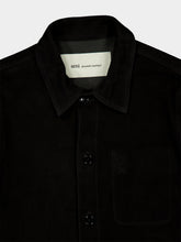 Ami Paris Black Goat Suede Leather Jacket