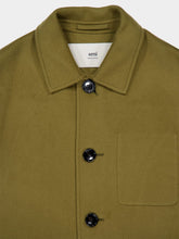 Ami Paris Bronze Wool Boxy Buttoned Jacket