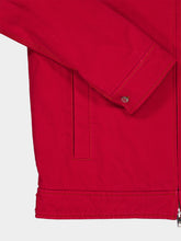 Ami Paris Ruby Red Ami de Coeur Cotton Zipped Jacket