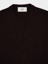 Ami Paris Brown Classic Tonal Cardigan